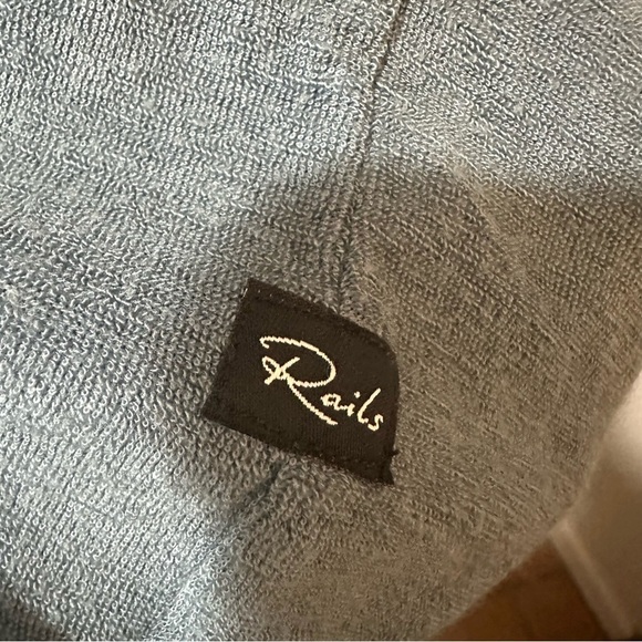 NWT Rails Rhen Polo Shirt Terry Blue Mirage in Terry Blue Mirage XXL - Picture 7 of 11